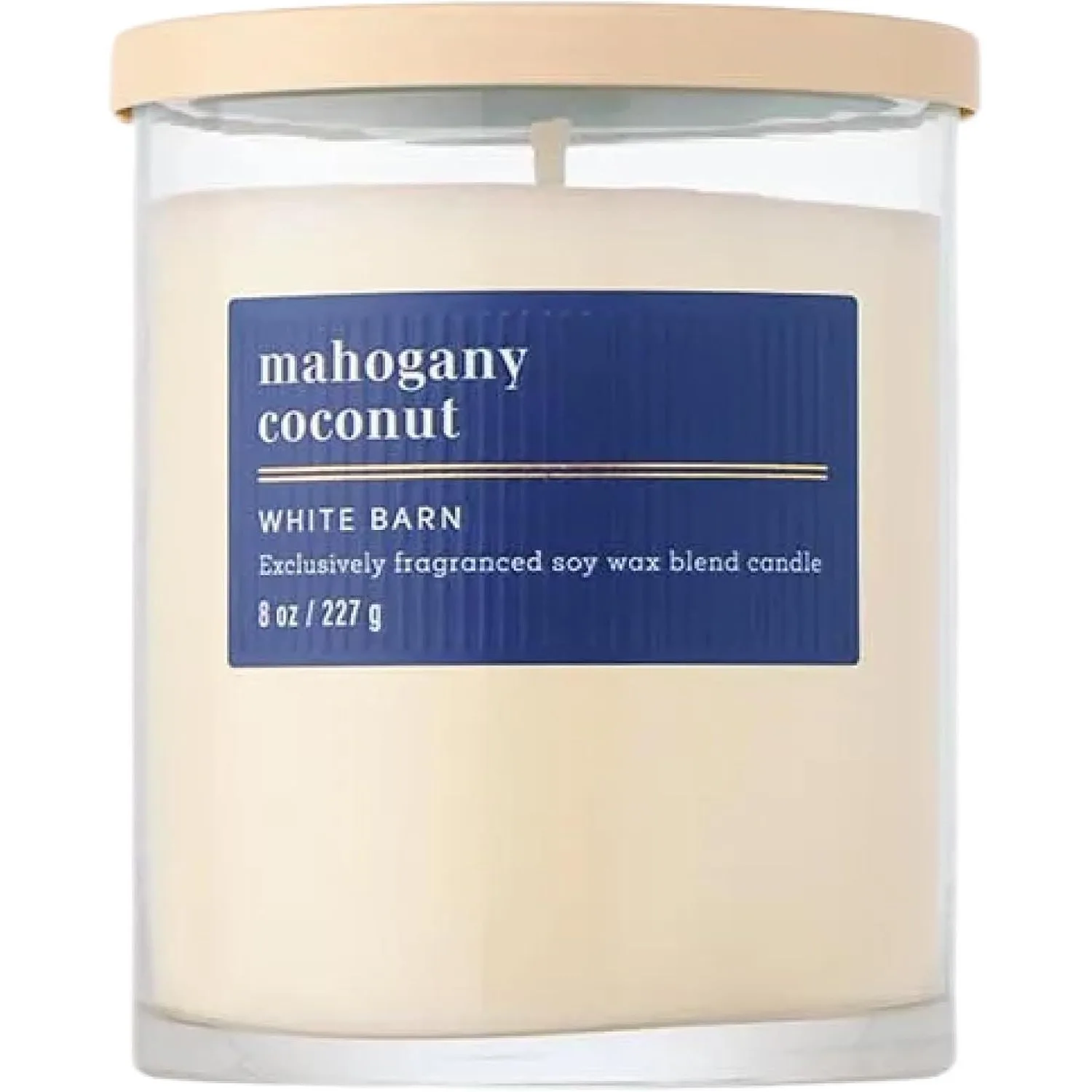 Scented Candles in Kenya- White Barn Mahogany Coconut one wick