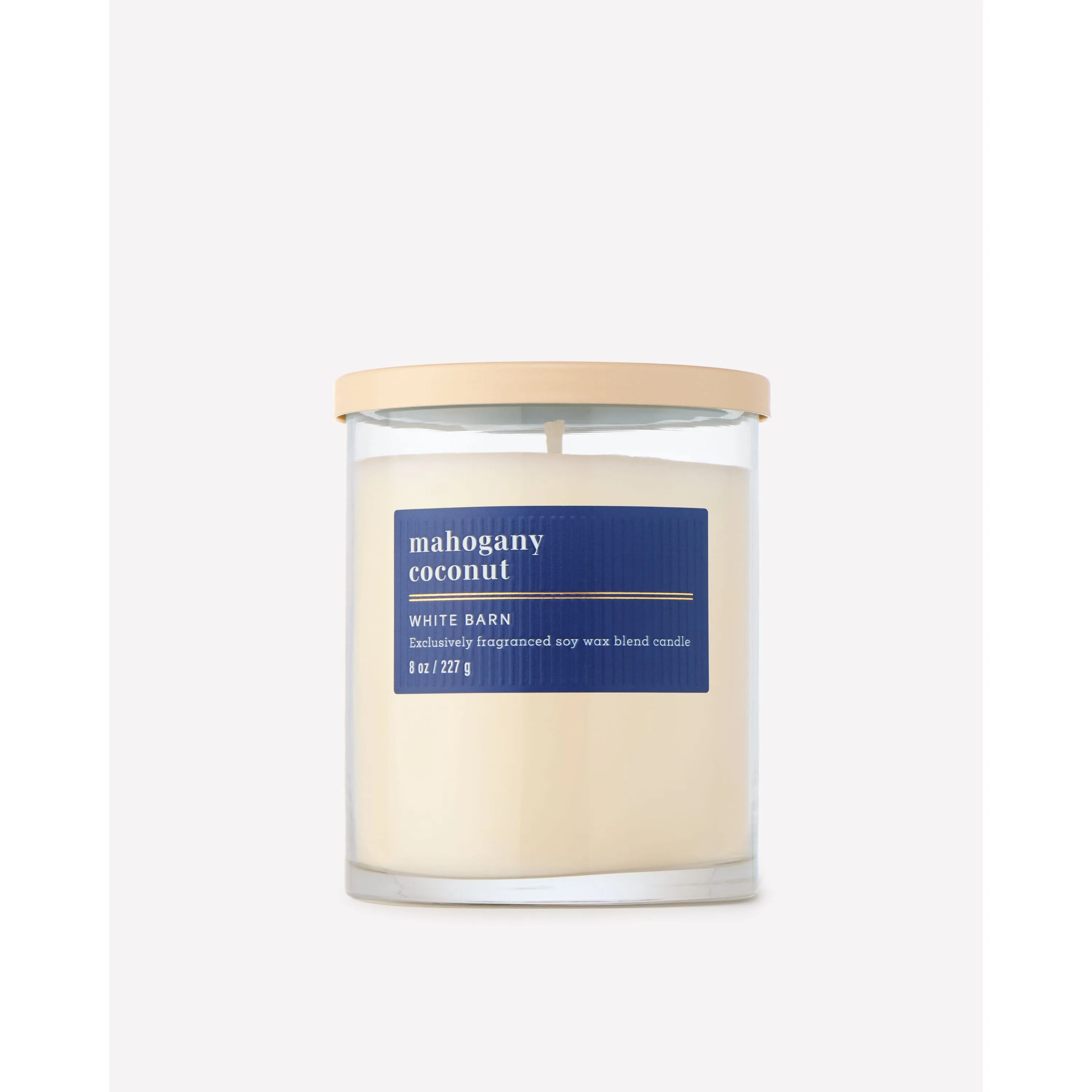 Scented Candles in Kenya- White Barn Mahogany Coconut one wick