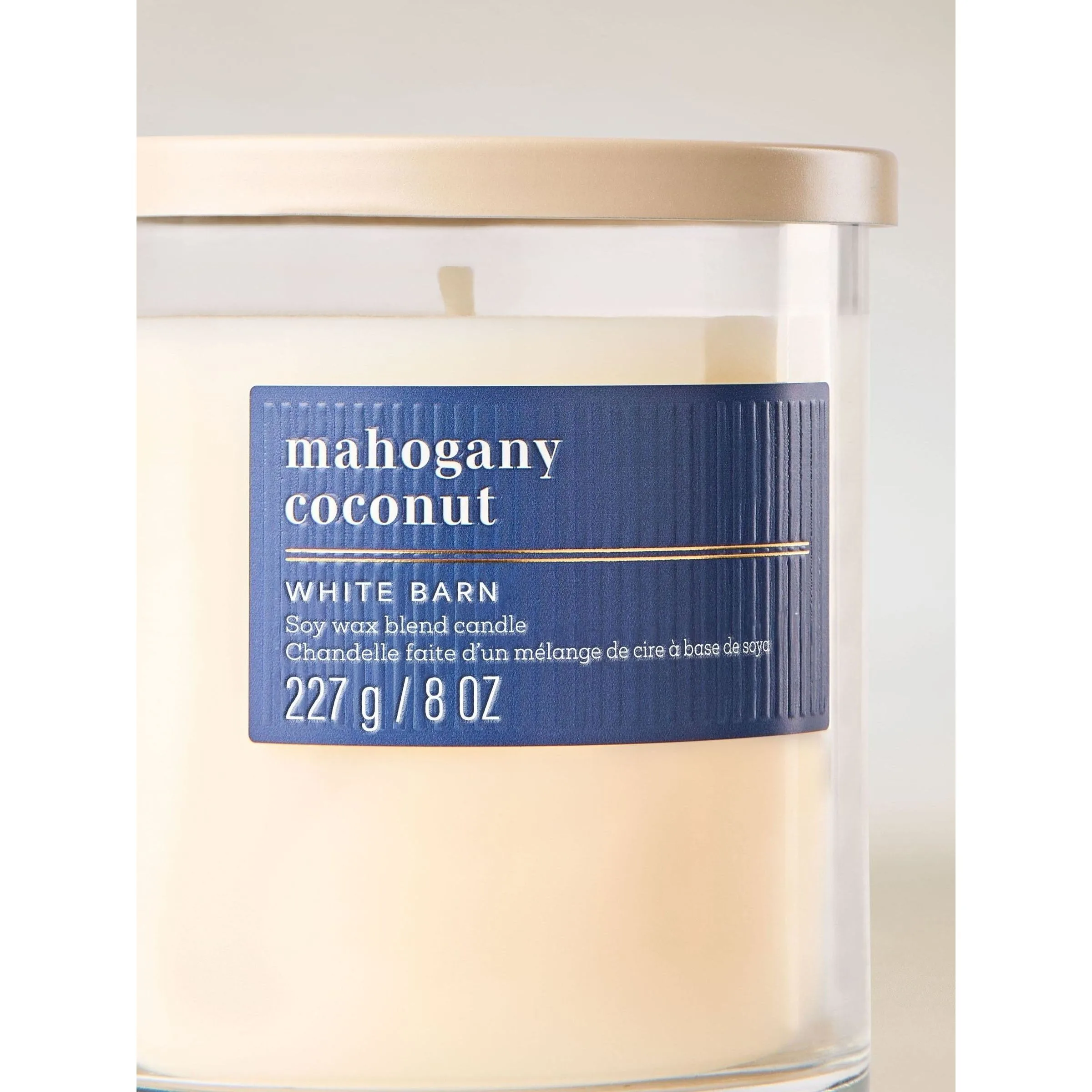 Scented Candles in Kenya- White Barn Mahogany Coconut one wick