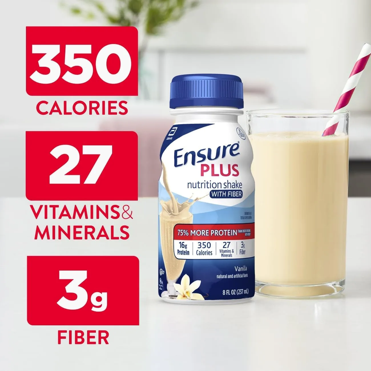 Ensure Plus Vanilla Nutrition Shake in Kenya (24pack)
