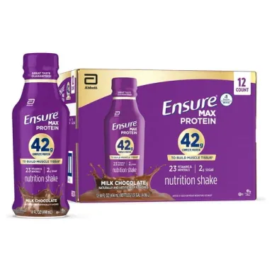 Ensure Max Protein Milk Chocolate Shake in Kenya (12 count)