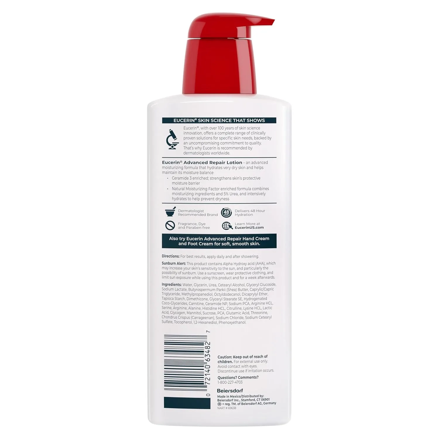 Urea Enriched Moisturizing Lotion in Kenya-Eucerin Advanced Repair Urea Lotion