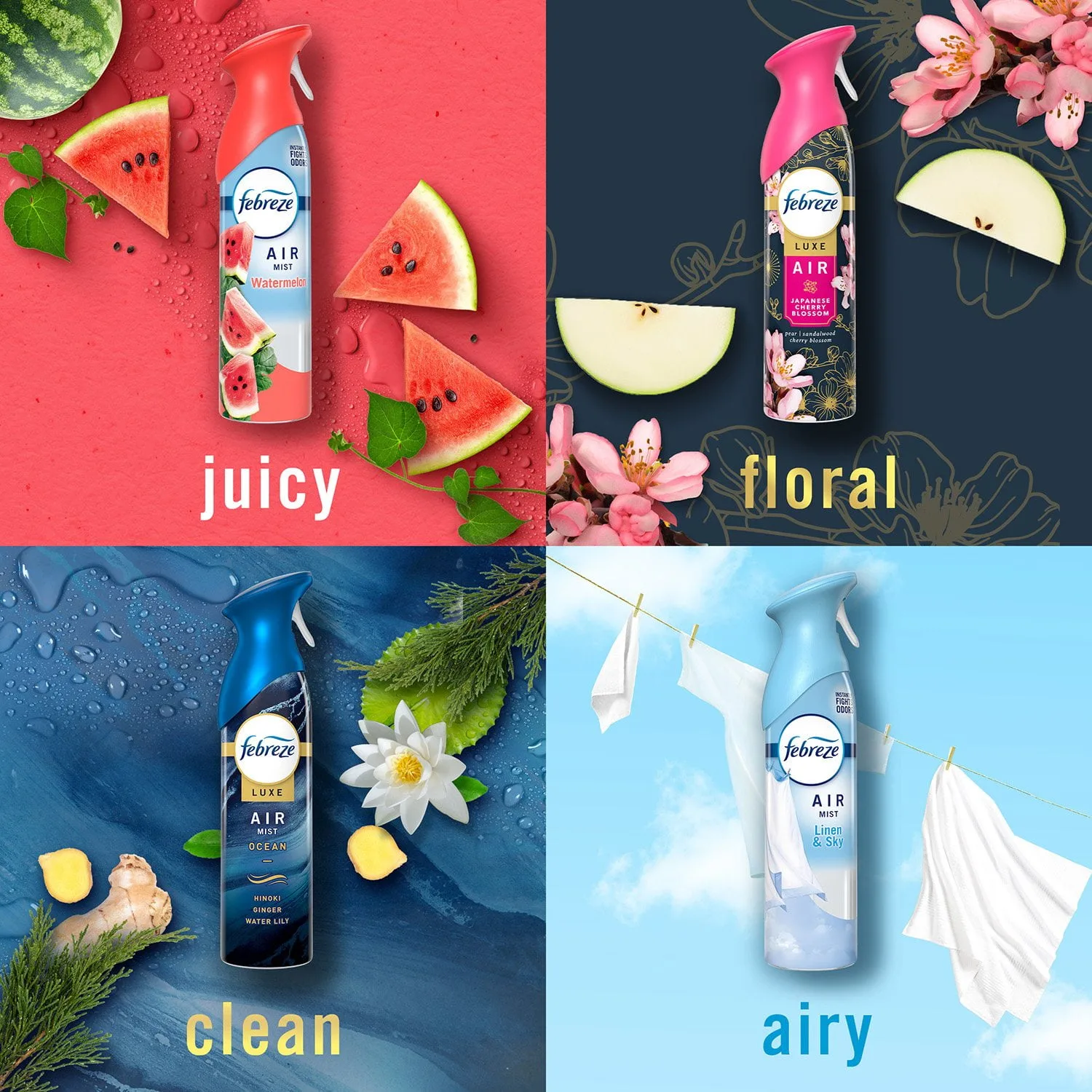 Air Freshener in Kenya -Febreze Air Mist Air Freshener Spray (Assorted  Spring Scent)