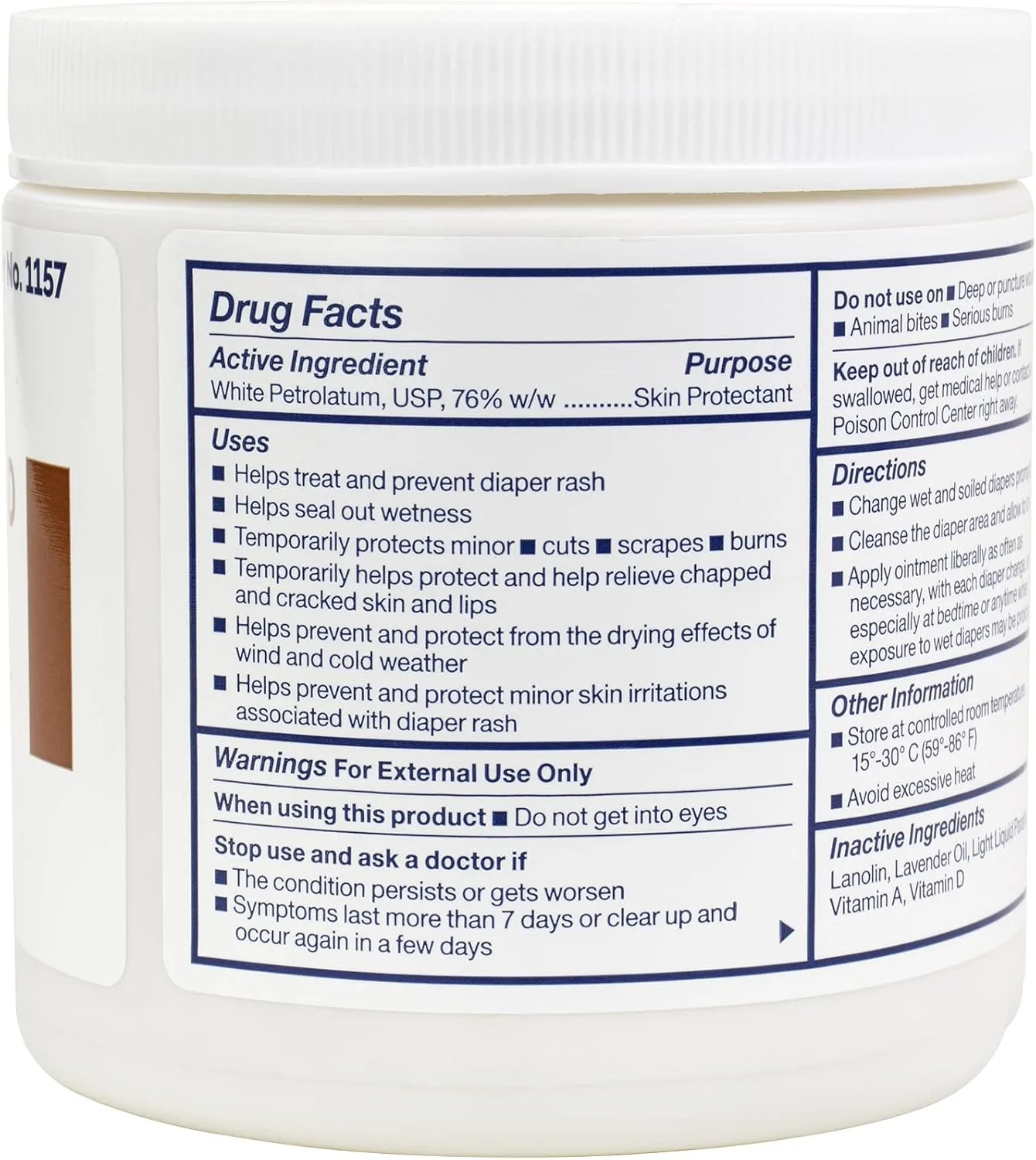 Dynarex Vitamins A & D Ointment Jar in Kenya