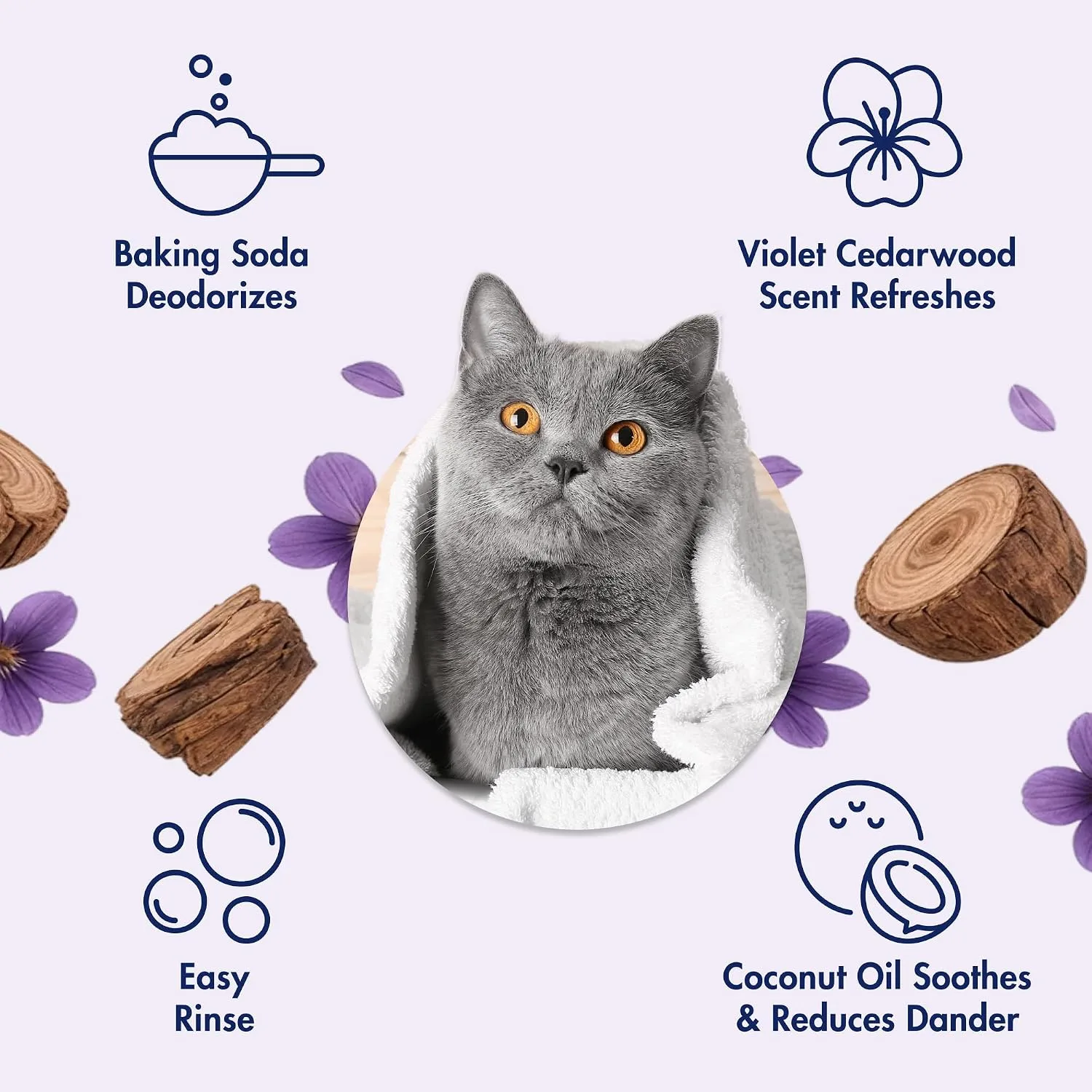 ARM & HAMMER Cat Odor Control Shampoo in Kenya(Violet Cedarwood)