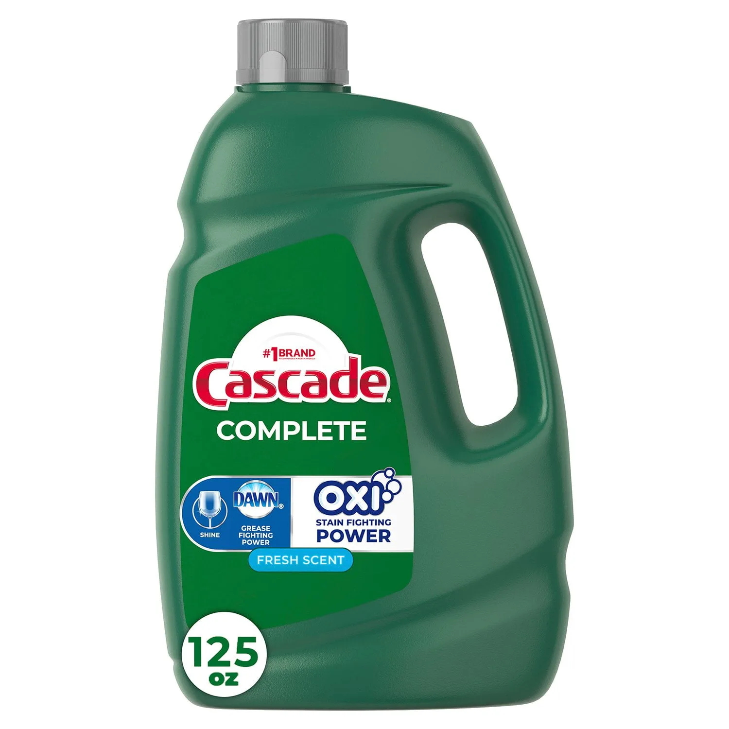 Cascade Complete Gel with  Oxi Dishwasher Detergent