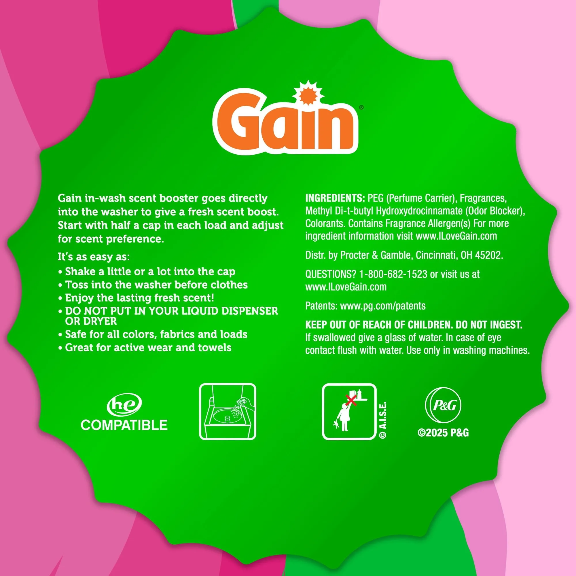 Gain Tango Twist Laundry Scent Booster Beads