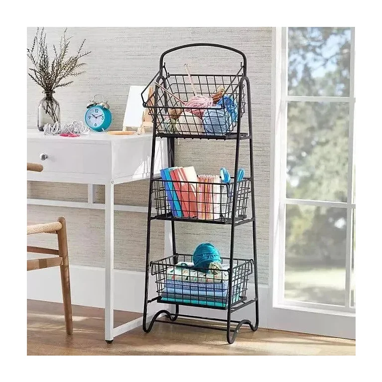 3-Tier Floor Basket Stand in Kenya - Member's Mark, Assorted Colours