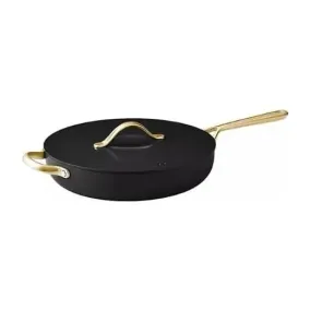 Member's Mark 5.5 Quart Jumbo Ceramic Nonstick Pan, Black