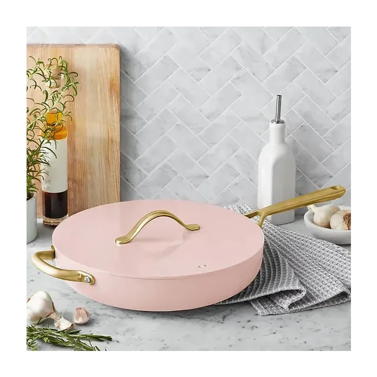 Member's Mark 5.5 Quart Jumbo Ceramic Nonstick Pan, White
