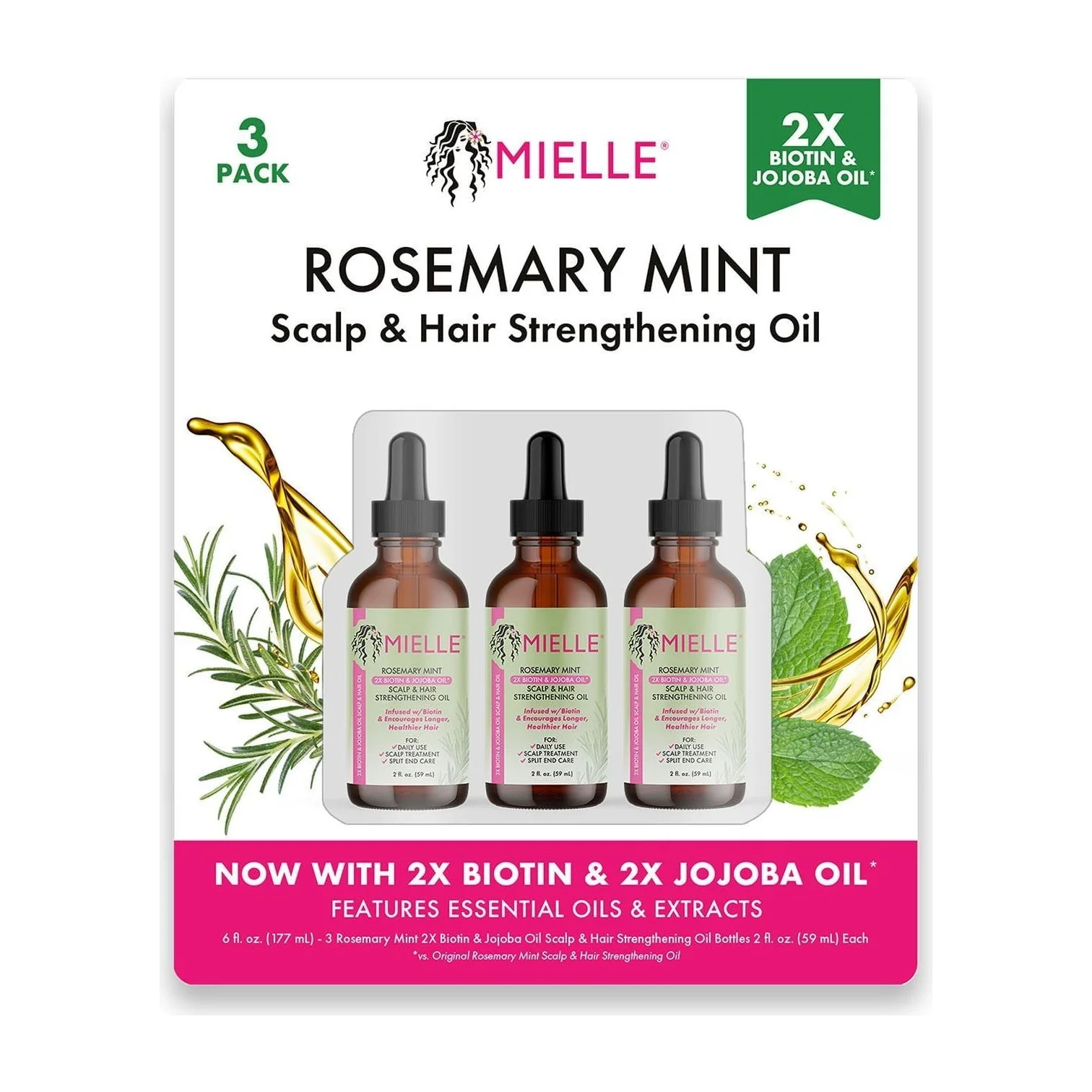 Mielle Rosemary Mint Scalp and Hair Oil in Kenya
