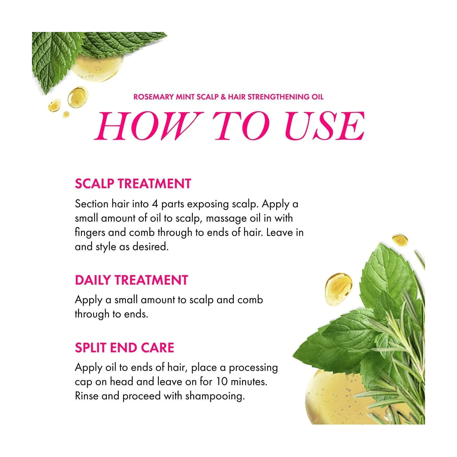 Mielle Rosemary Mint Scalp and Hair Oil in Kenya