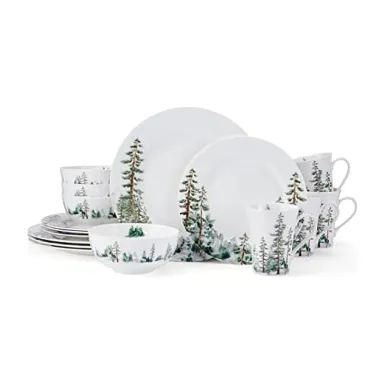 Mikasa  16 Piece Dinnerware Set (Choose  Color)