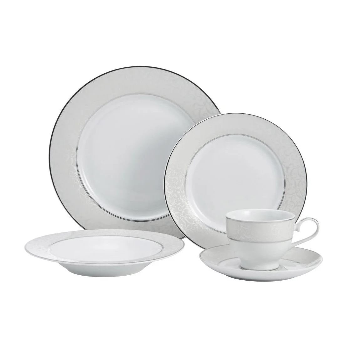 Mikasa  40-piece Antique Print Porcelain Dinnerware Set