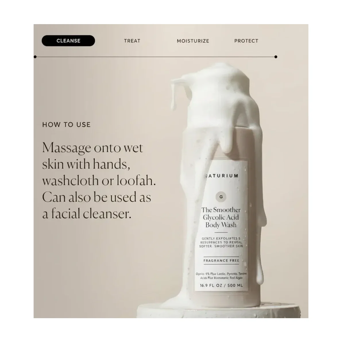 Naturium Glycolic Acid Exfoliating Body Wash 2 Pack