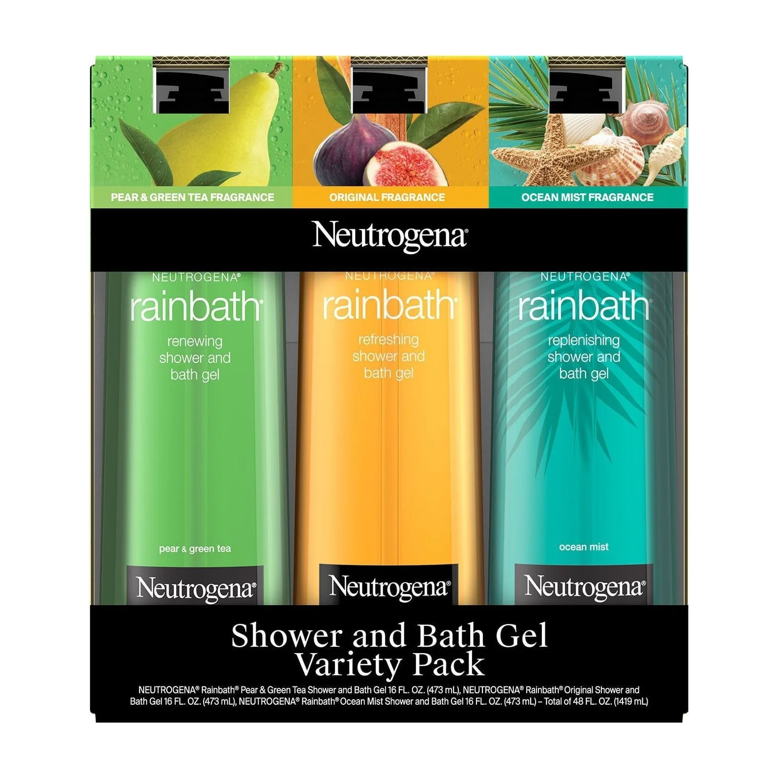 Neutrogena Rainbath Shower Gel 3 pk.