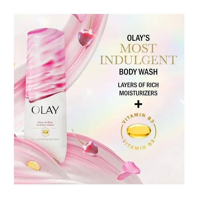 Olay Indulgent Moisture Notes of Rose & Cherry Crème