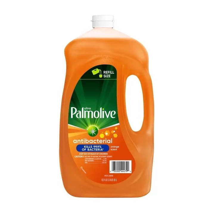 Palmolive Antibacterial Liquid Dish Soap, Orange (3Litres)
