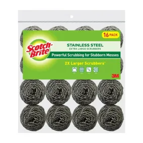 Scotch-Brite Stainless Steel Scrubbers in Kenya - 16 Pack
