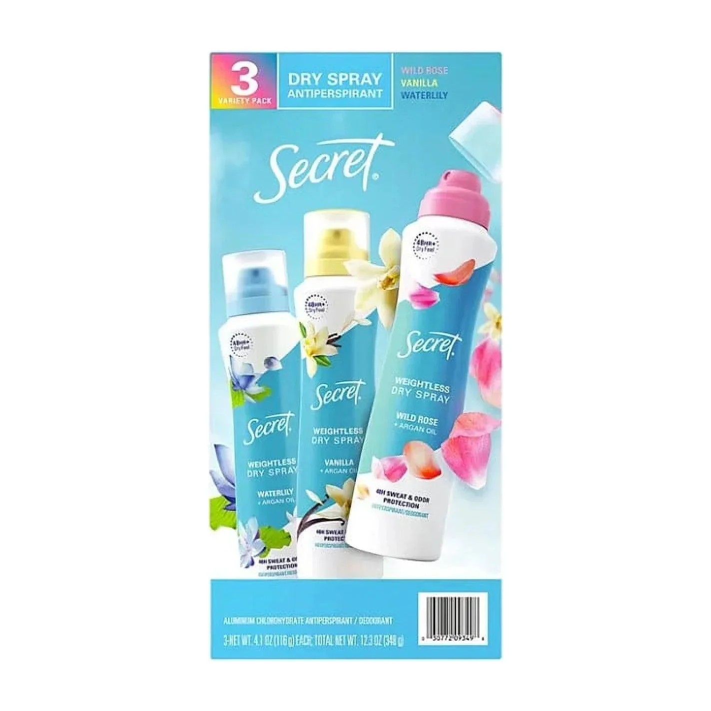 Antiperspirant Deodorant in Kenya - Secret Dry Spray for Women, 3 Pack