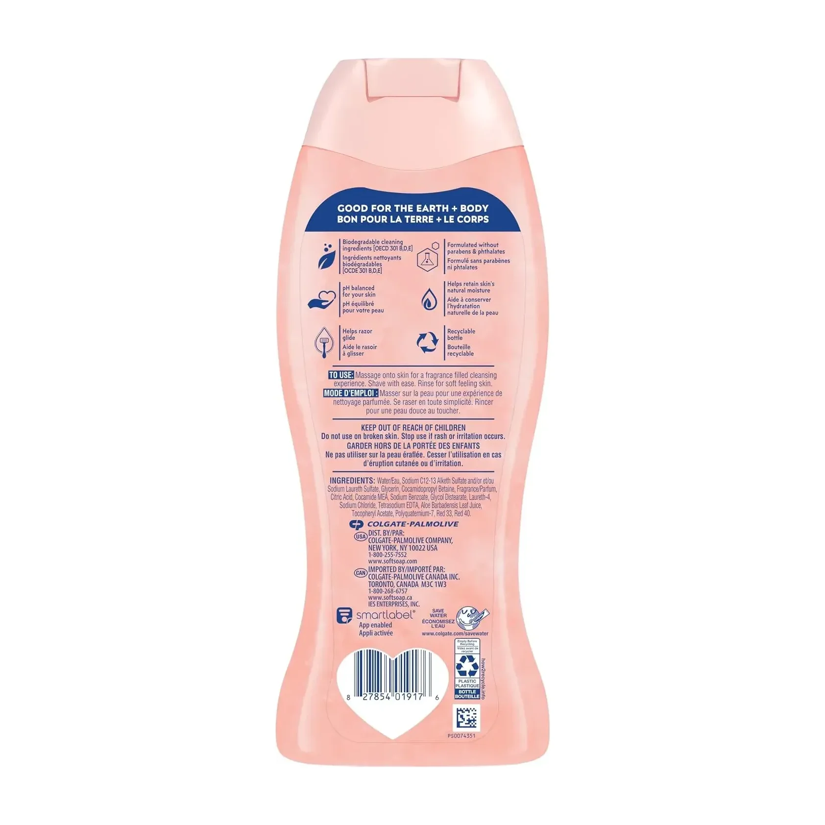 Shave Gel and Body Wash - SoftSoap Shave Gel and Body Wash 2 in 1 Strawberry