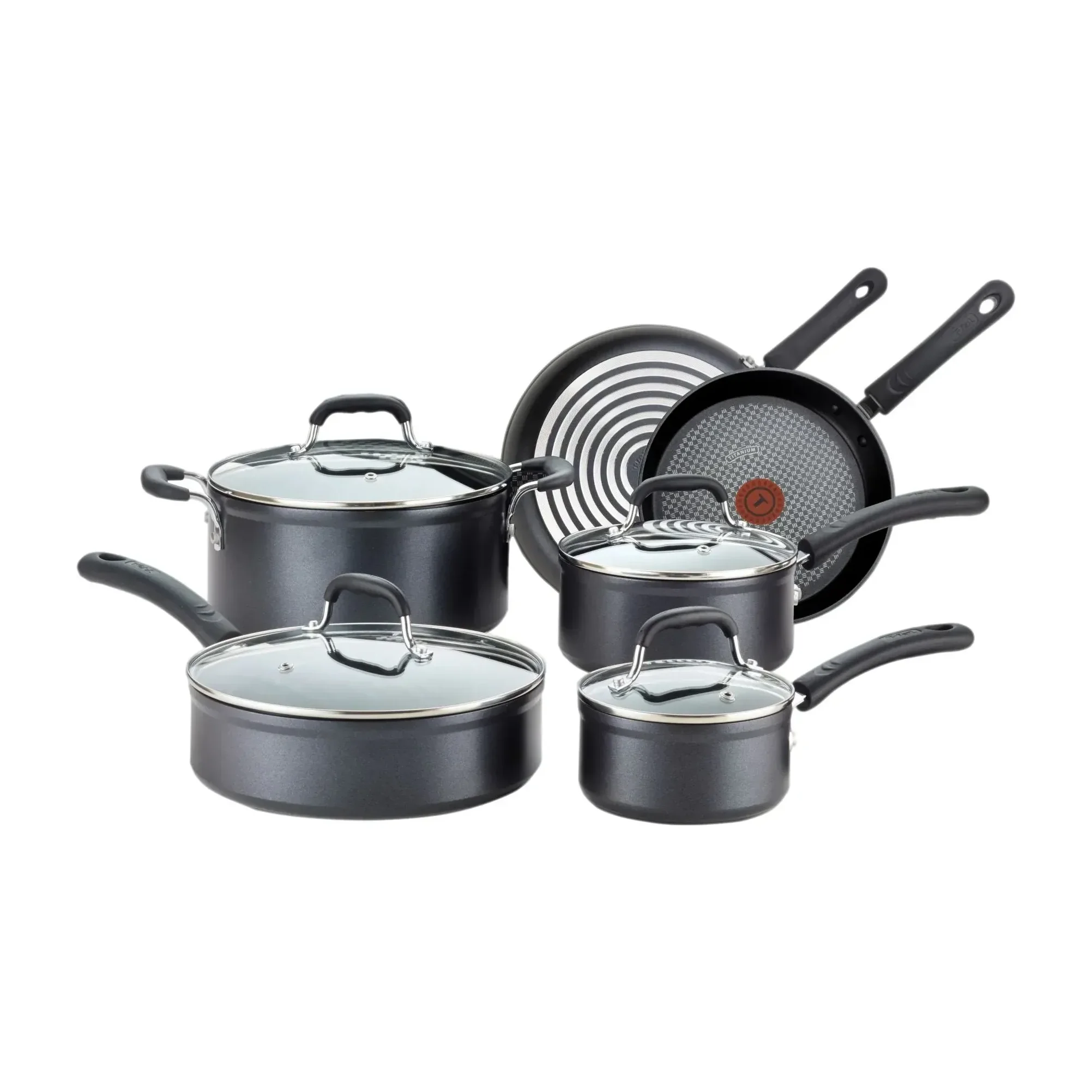 T-fal 10-Piece Forged Non-Stick Cookware Set