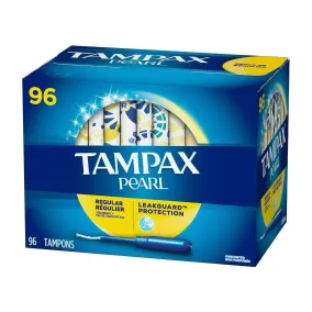Tampons in Kenya - Tampax Pearl Regular, 96 Count