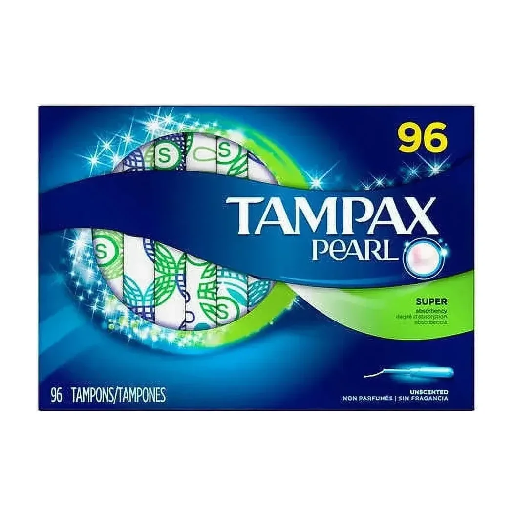 Super Tampons in Kenya - Tampax Pearl Super, 96 Count