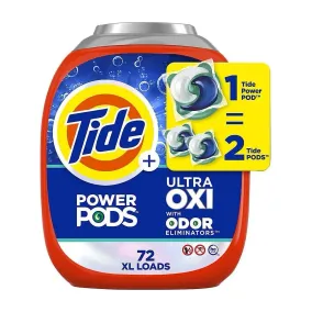Laundry Detergent Pacs in Kenya - Tide Power PODS Ultra OXI, 72 ct