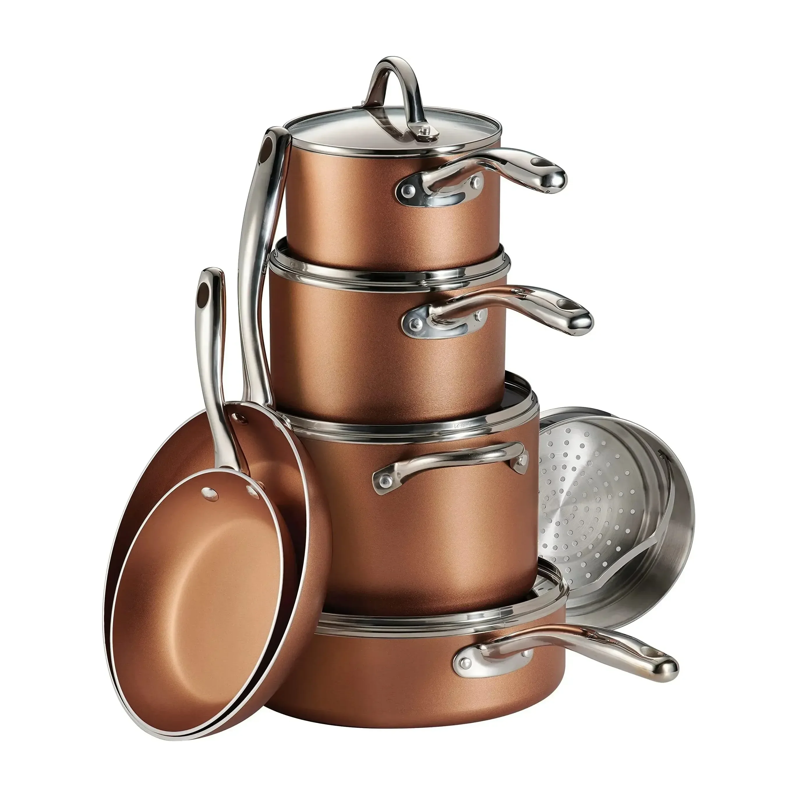 Tramontina Nonstick Cookware Set in Kenya - 11 Piece Copper