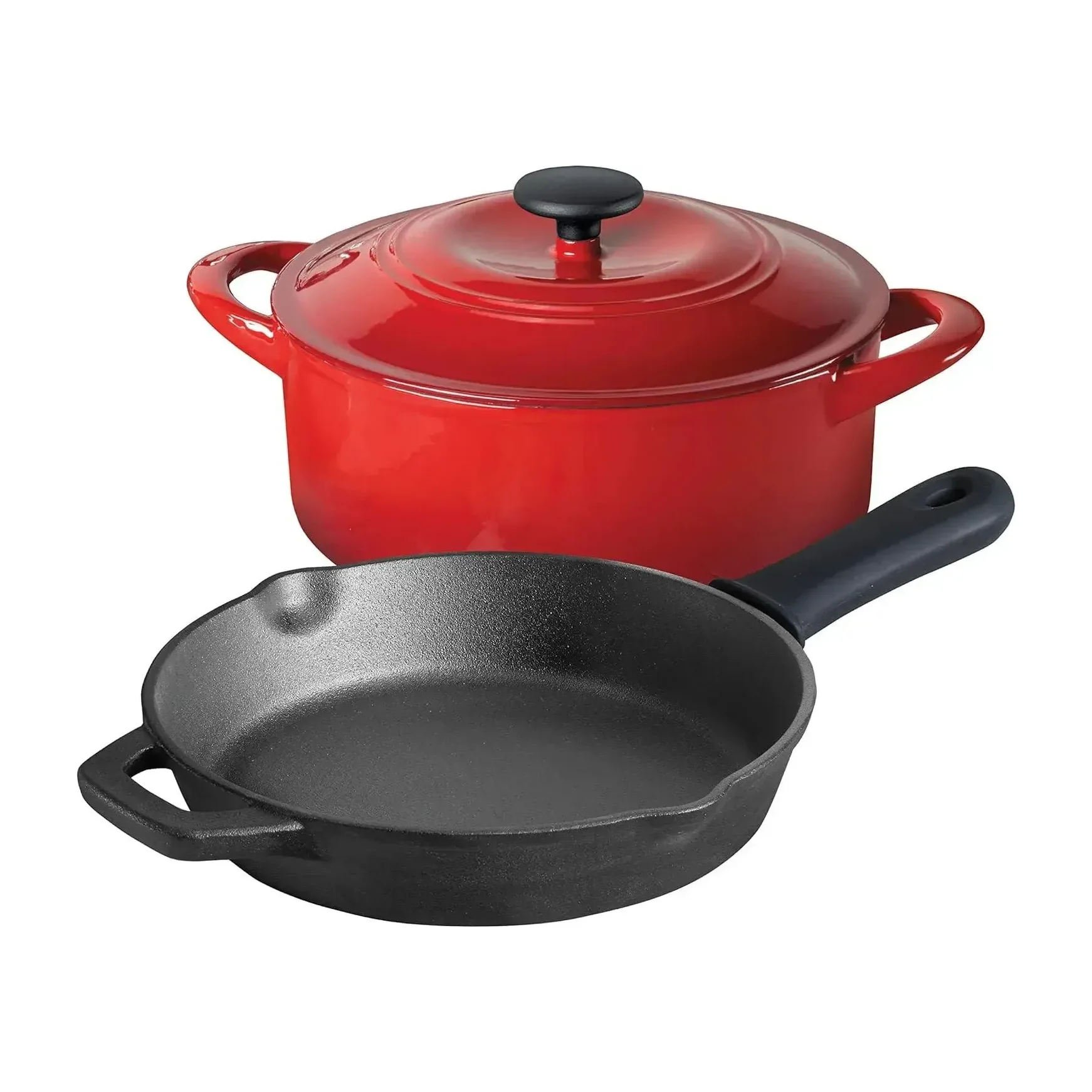Tramontina 3-Piece Cast Iron Cookware Set, Latte