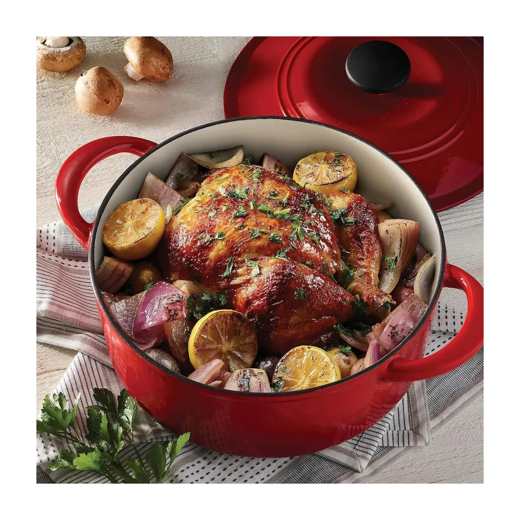 Tramontina 3-Piece Cast Iron Cookware Set, Latte
