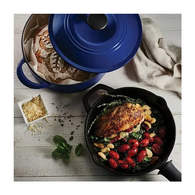 Tramontina 3-Piece Cast Iron Cookware Set, Latte