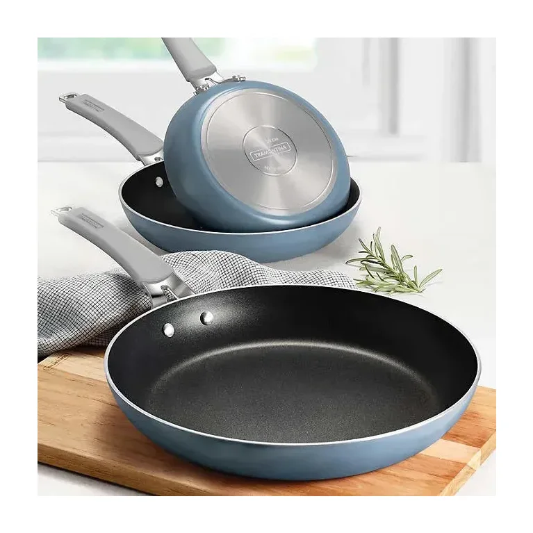 Tramontina 3-Pack Fry Pans, Persimmon