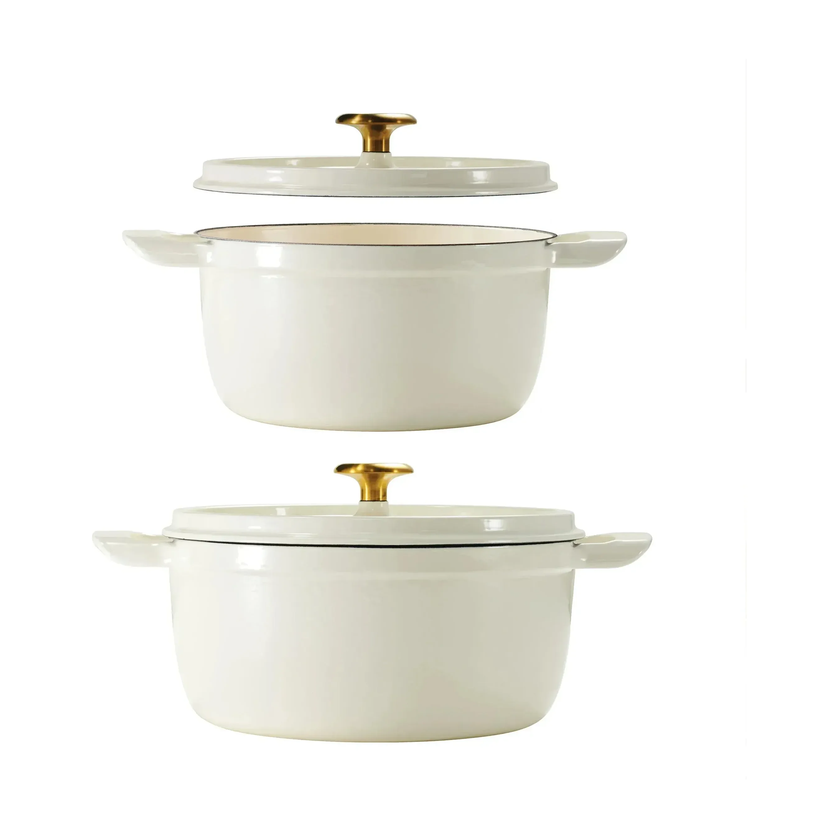 Tramontina 4 and 6 Quart Cast Iron Dutch Oven Set, Blue