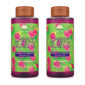 Tree Hut Cherry Rave Foaming Body Wash