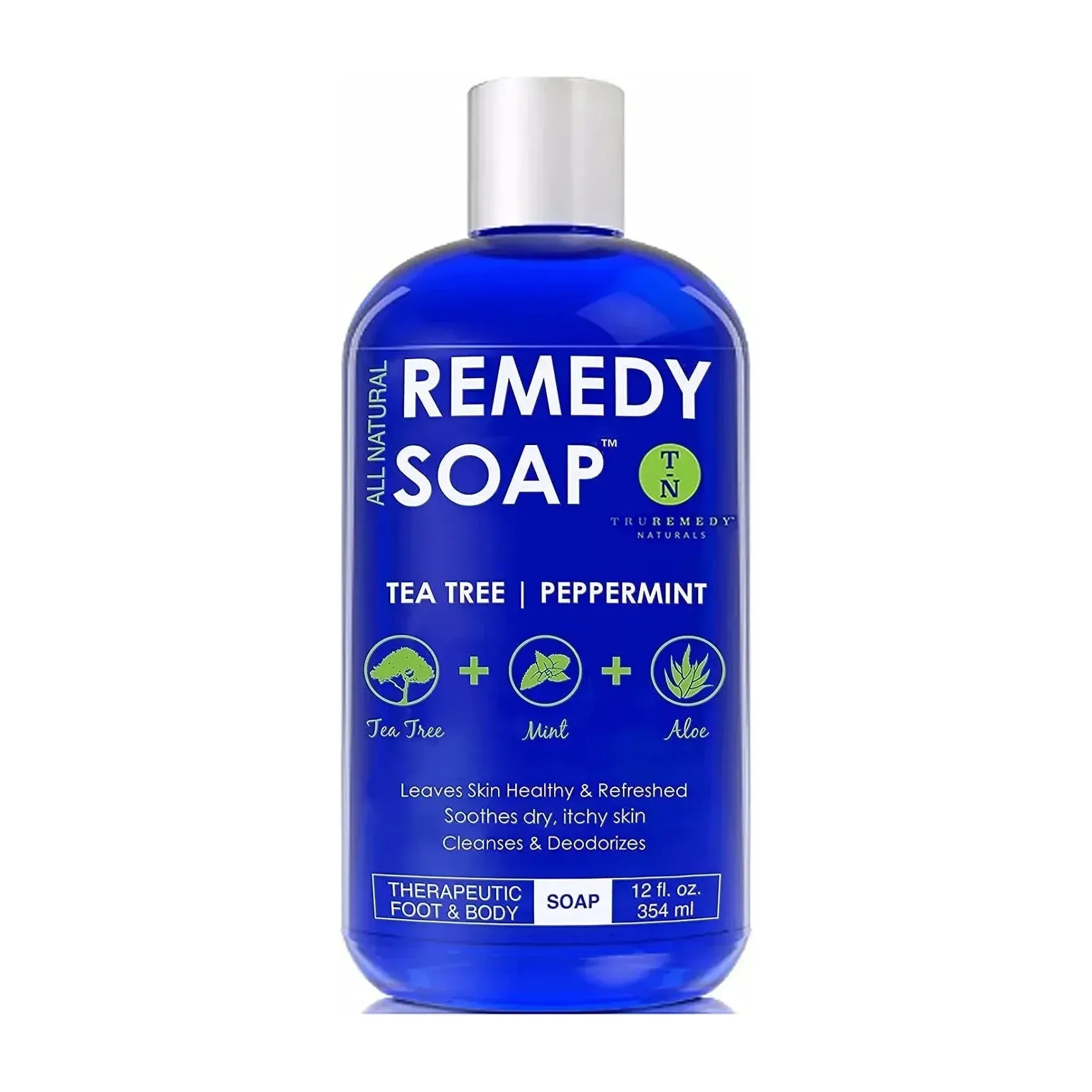 Truremedy Naturals Tea Tree Oil Body Wash, Peppermint (Organic)