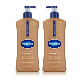 Vaseline Intensive Care Cocoa Radiant Body Lotion, 2 pk