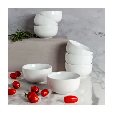 White Porcelain Ramekin Set in Kenya - 8 Piece