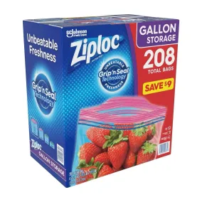 Ziploc Gallon Storage Bags in Kenya - Easy Open Tabs 208 ct