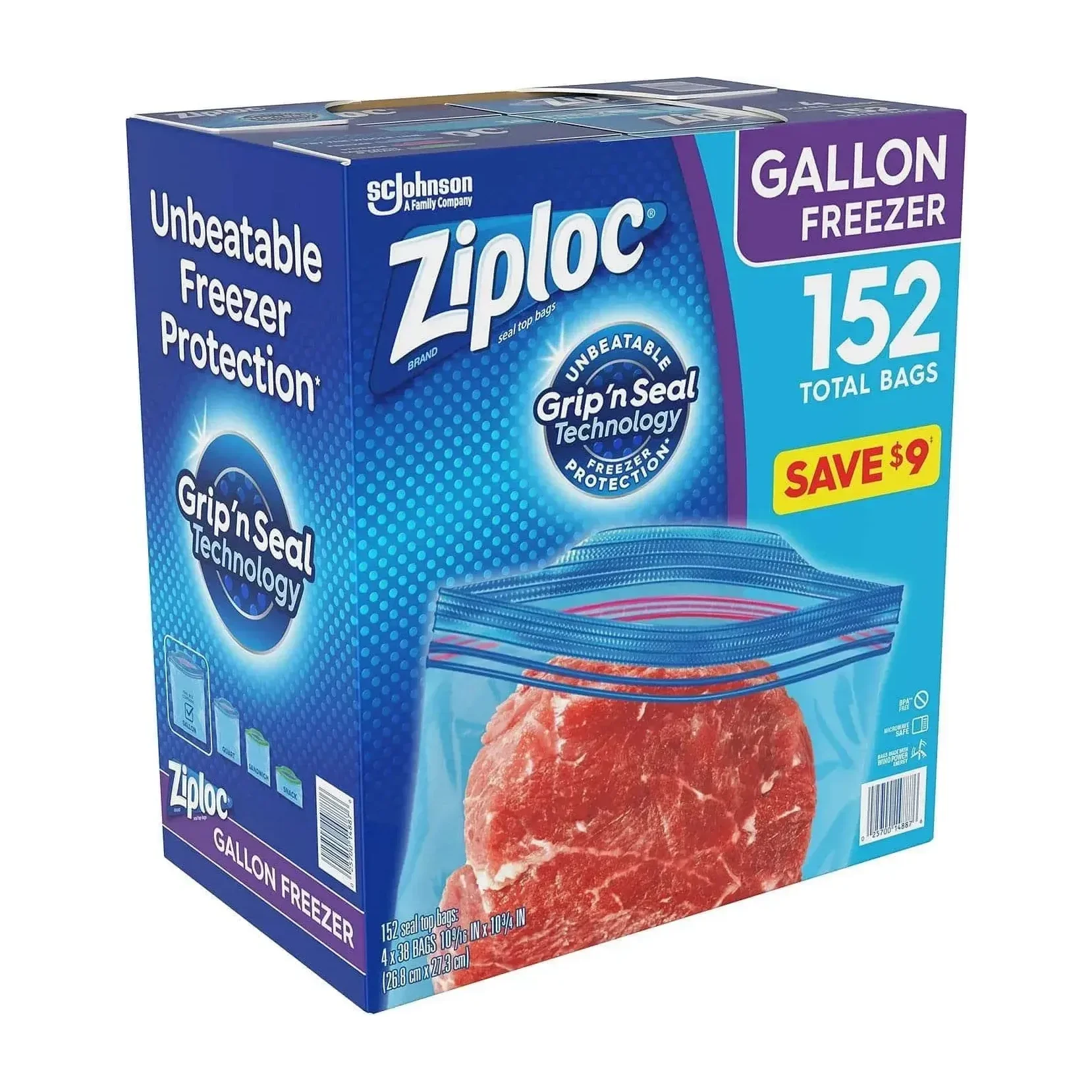 Ziploc Gallon Freezer Bags in Kenya - 152 Count Pack